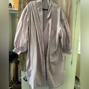 Purple long blouse